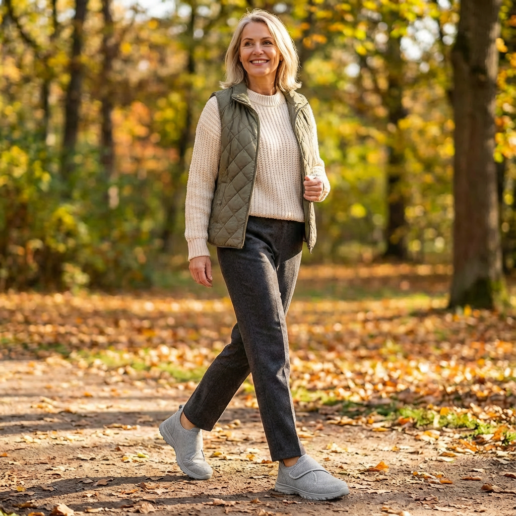 Lara – extra bred komfortsko med kardborre