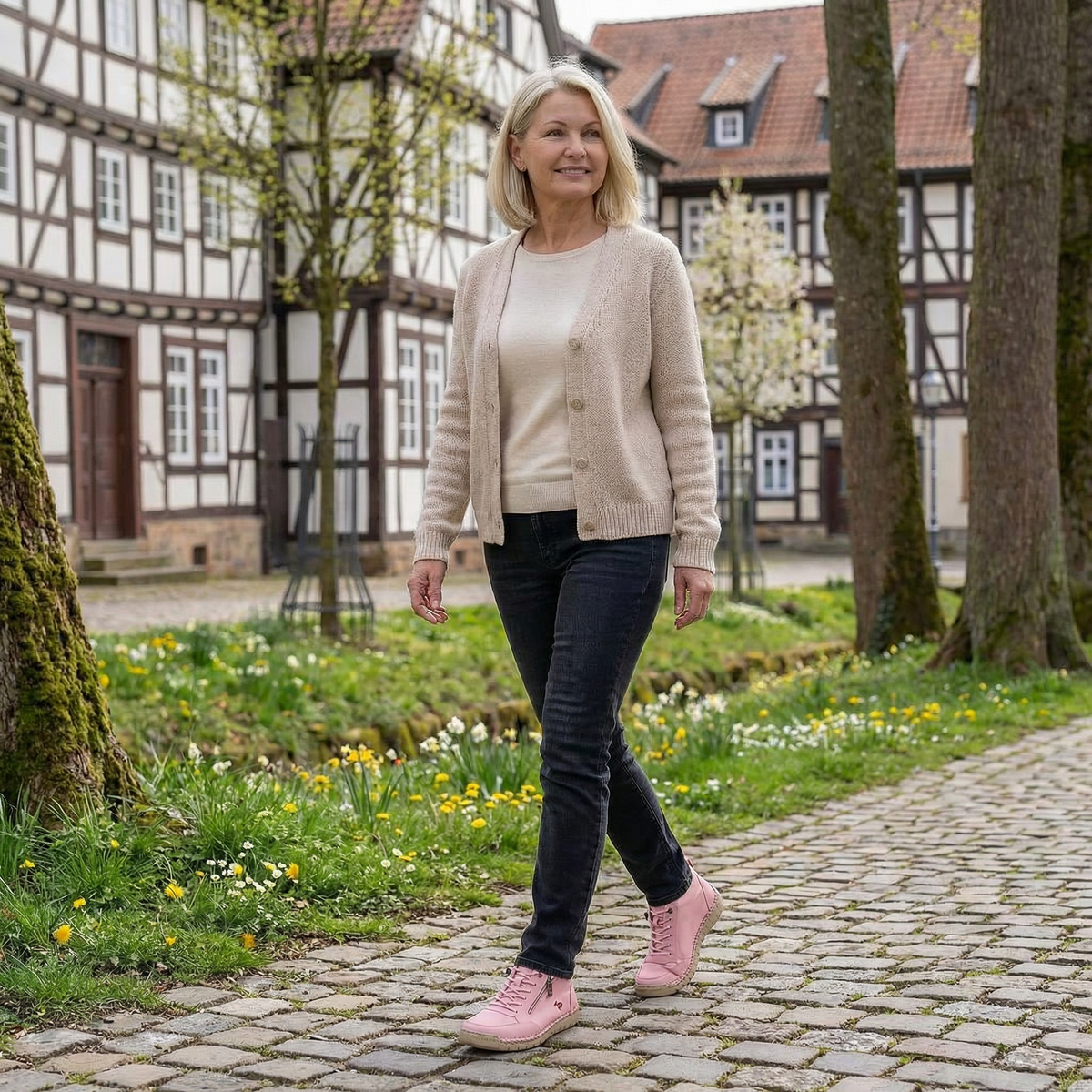 Mila – bekväm sneaker med dragkedja