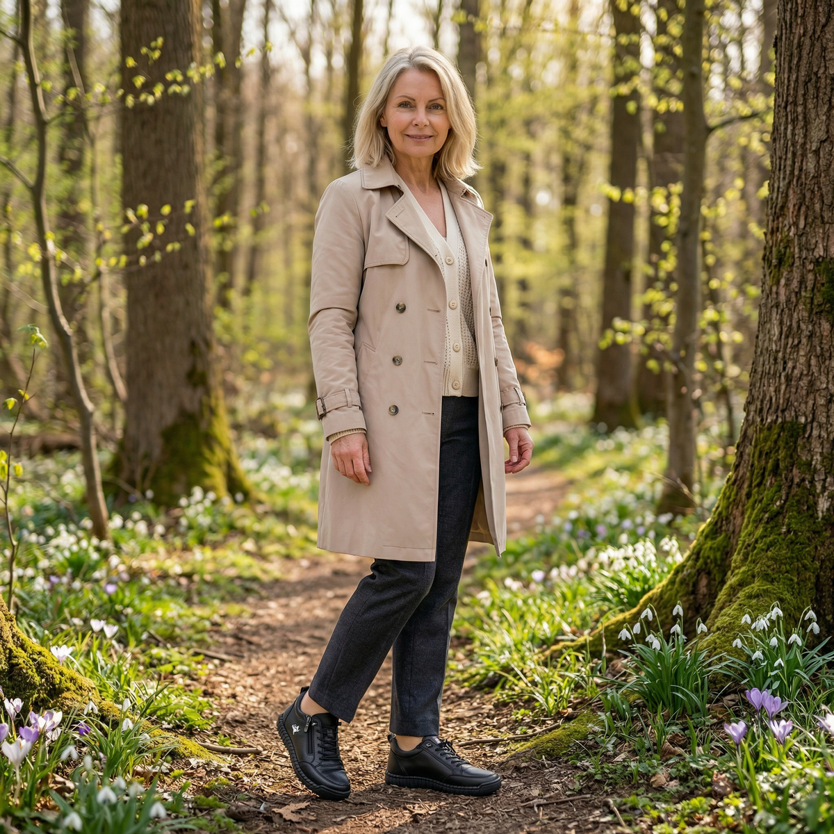 Mila – bekväm sneaker med dragkedja