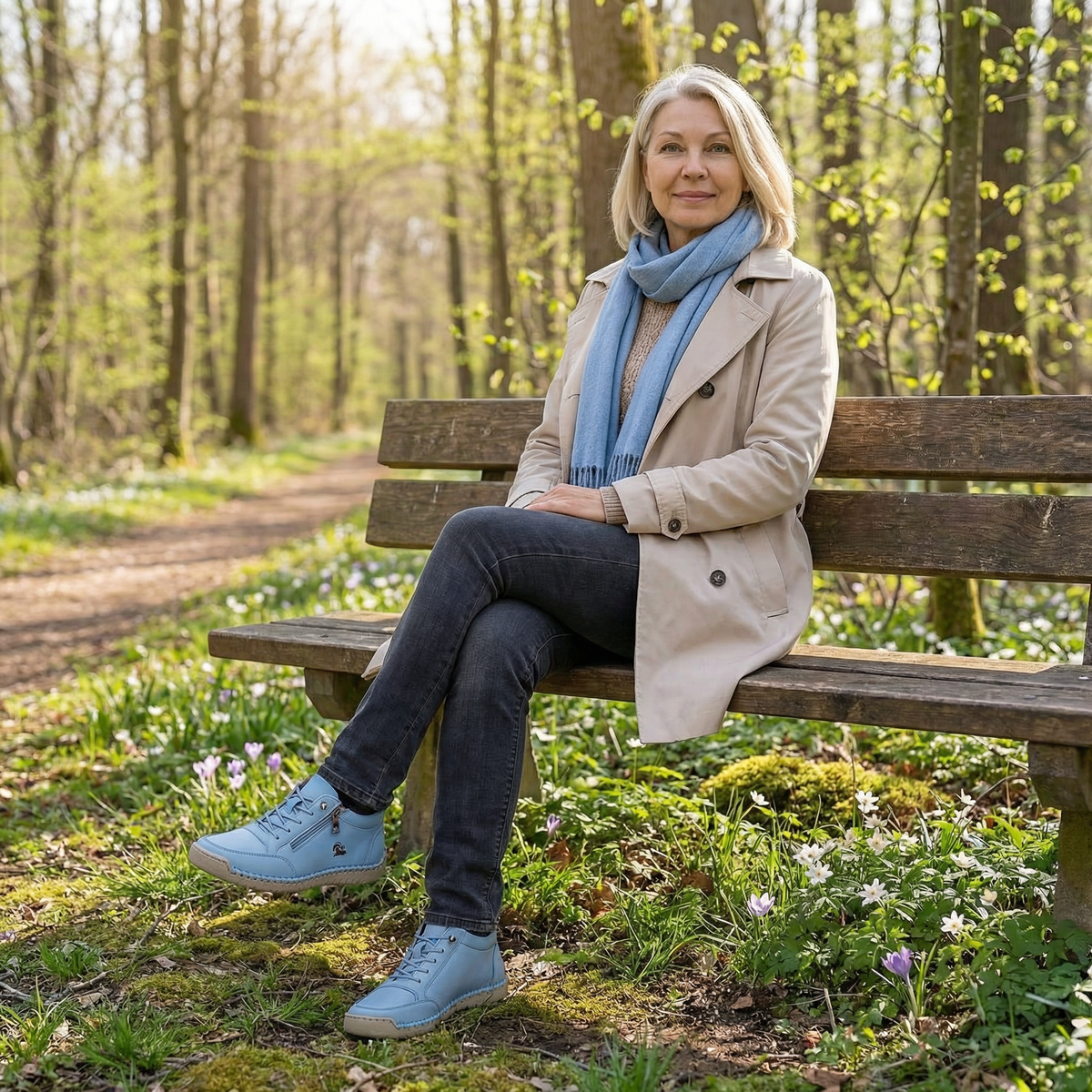 Mila – bekväm sneaker med dragkedja