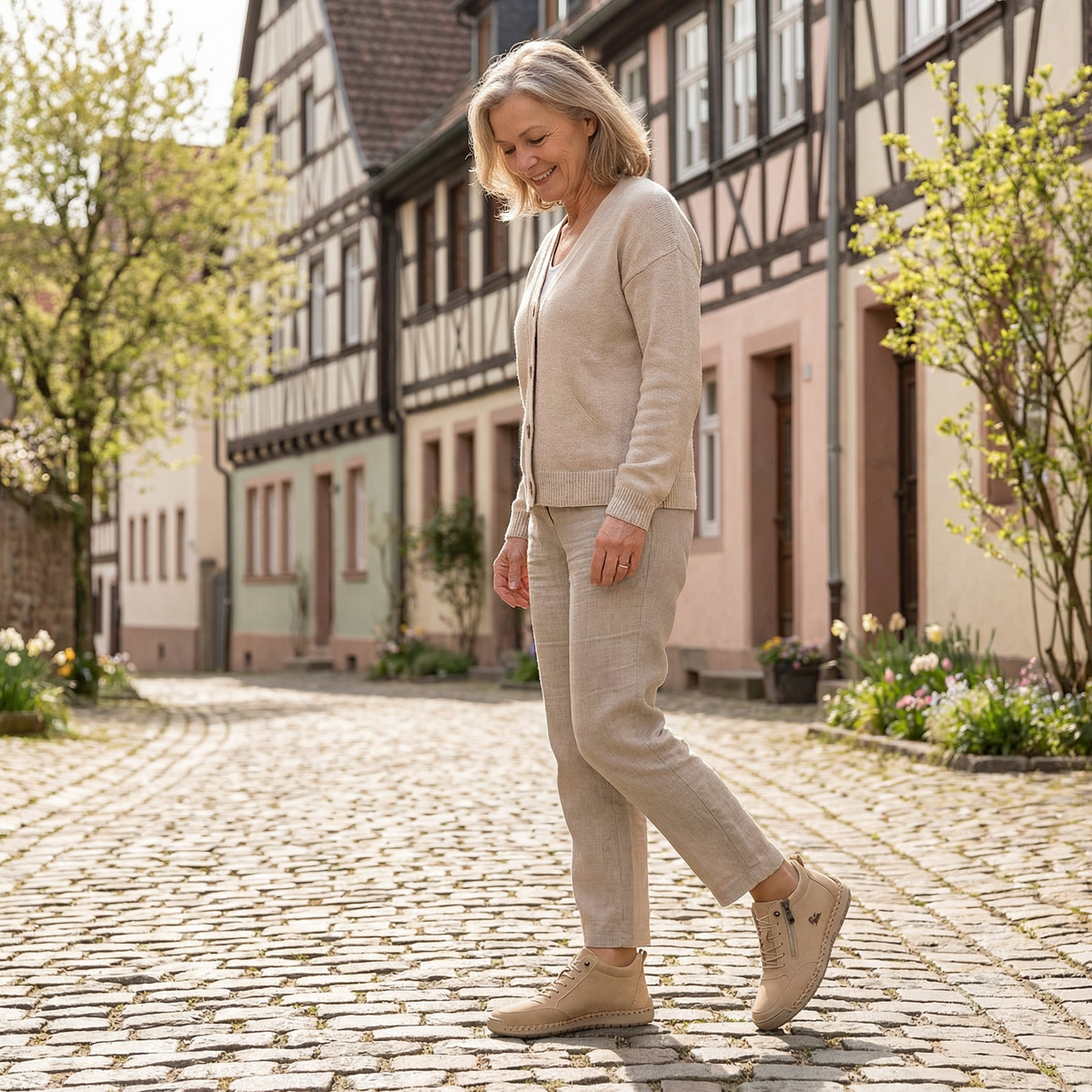 Mila – bekväm sneaker med dragkedja