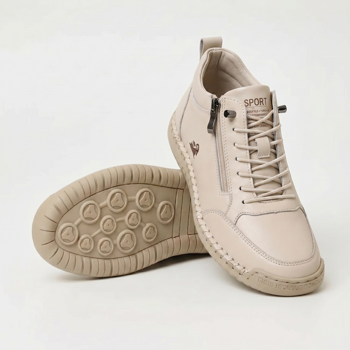 Mila – bekväm sneaker med dragkedja