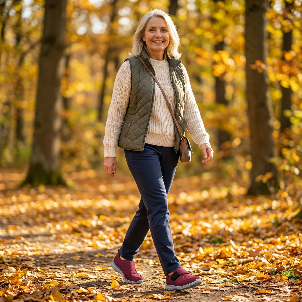 Lara – extra bred komfortsko med kardborre
