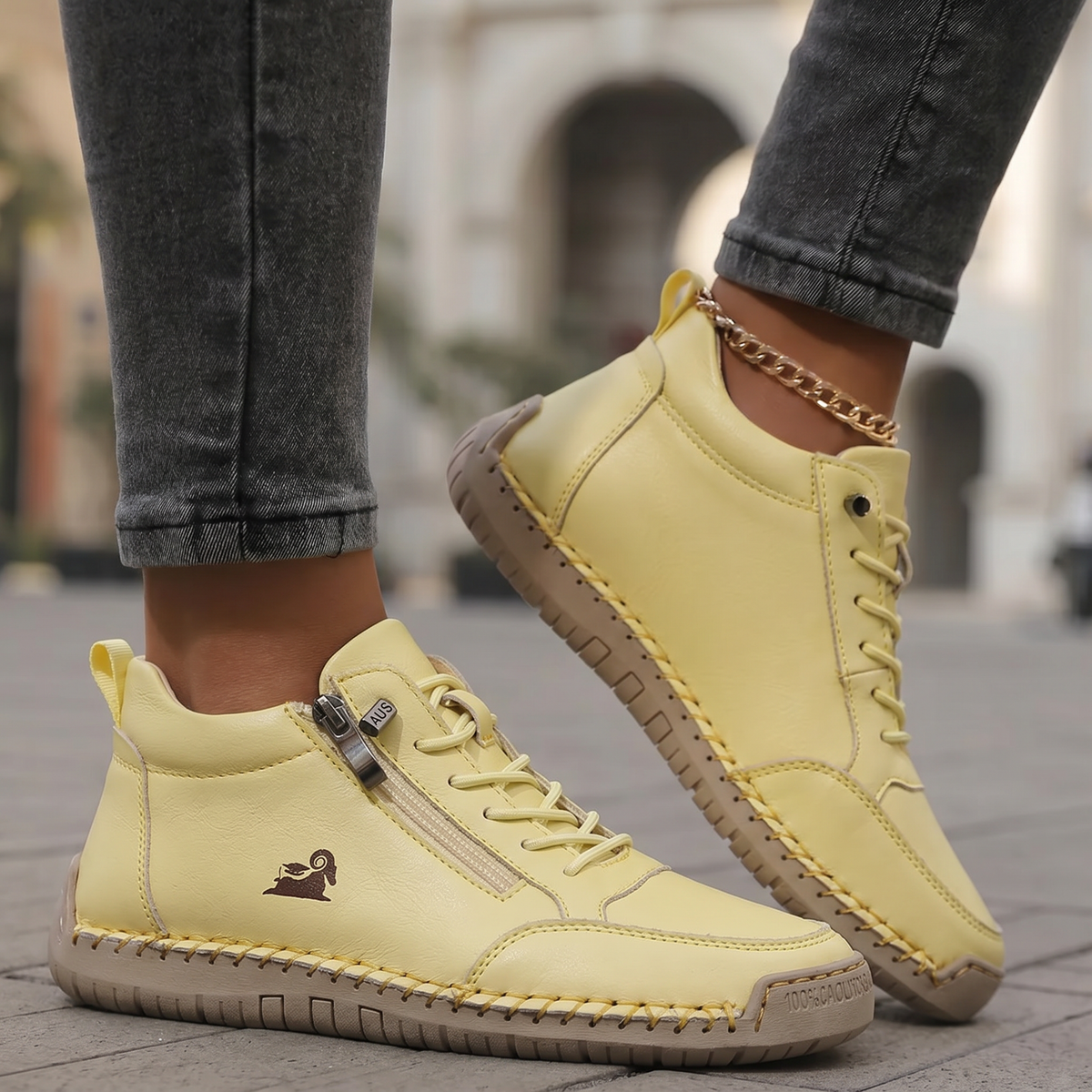 Mila – bekväm sneaker med dragkedja